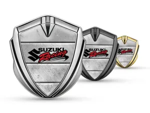 Suzuki Insignias de Coche Vista Moderna Estilo Metal Alta Gama